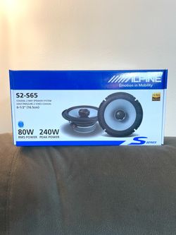 Alpine 6.5 speakers nuevas