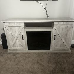 Fire Place/tv Stand With Storage
