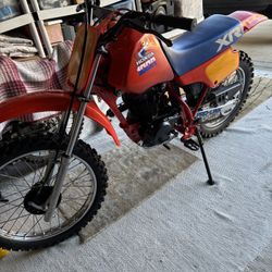 1985 Honda Xr 100r 