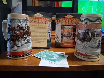 Budweiser Steins