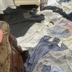 241 Men’s Clothing Size Large Lots Of Brand Names 