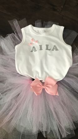 Tutu dresses / hand Made any name