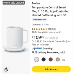 Ember temperature control smart 10 Oz mug 2