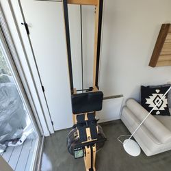 WaterRower Natural Rowing Machine with S4 Monitor & Bluetooth ComModule