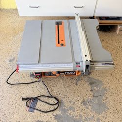 RIDGID 15 Amp 10 in. Portable Corded Jobsite Table Saw