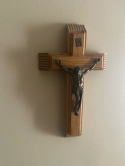 Crucifix Sick Call Christ on the cross vintage
