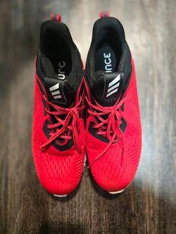 Red Adidas Running Shoes men's 11
