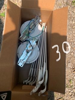 x2 All White Ceiling Fans