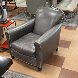 Leather Library Chair