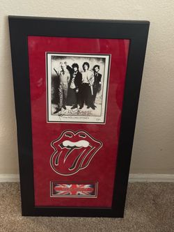 Rolling Stones Signed Photo – Jagger, Richards, Wood & Watts – COA