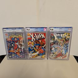 Marvel comics cgc 9.6 all three New Mutants and X-men