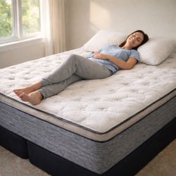 ✨ Brand New Queen Size Mattress 14” Pillow Top – Premium Quality at the Best Price | All Sizes in Stock & Same-Day Delivery Available 🚚