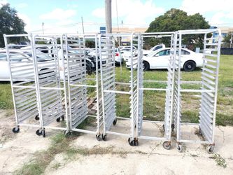 6 x Bakery Bread Oven Proofer Rolling Racks - for Bread - Aluminum