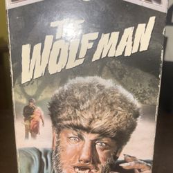  The Wolf Man VHS 1991 Classic Universal Studios Monsters Collection