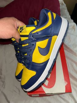 Nike dunk low Michigan size 9.5