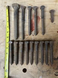 Vintage Square Head Lag Bolts