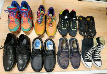 Mens Shoes Size 9/9.5 - $10 each (Nike, Converse, Hey Dude, New Balance)
