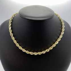 New 10k Gold Rope Chain 