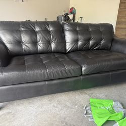 Faux leather Couch