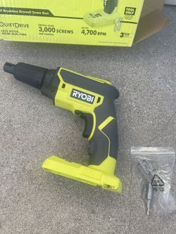 RYOBI ONE+ 18V Cordless Brushless Drywall Screw Gun (Tool Only)