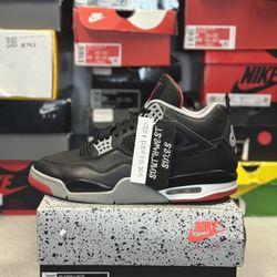 Jordan 4 Bred Reimagined Size 10.5 Men’s Preowned 