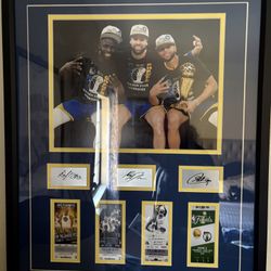 Warriors framed pic 
