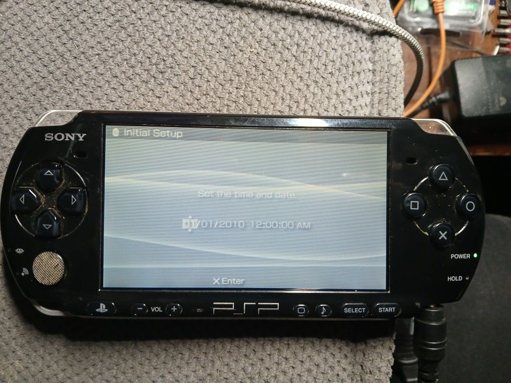 Playstation PSP With Charger Power Is On $100