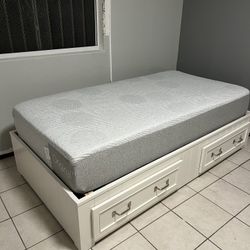 Twin Bed With Mattress