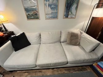 8ft Light Grey Couch