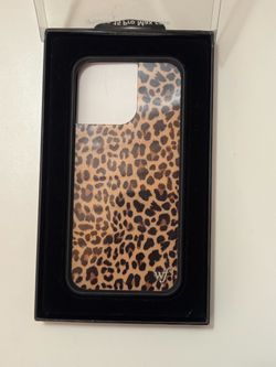 Wildflower Leopard Print iPhone 15 Pro Max Case