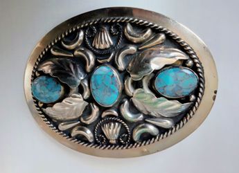Turquoise Western Belt Buckle