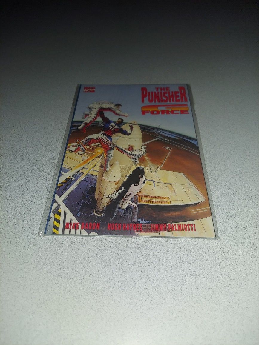1992 THE PUNISHER G FORCE #1 COMIC BAGGED