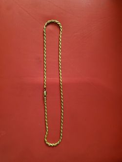 Rope Chain Necklace 925 Sterling Silver