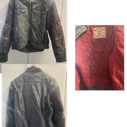 Icon denim/leather Motorcycle Jacket