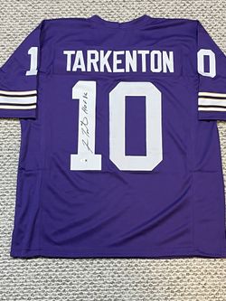 Fran Tarkenton Minnesota Vikings Signed Jersey JSA COA