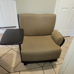 (2) Table Arm Chairs With Wheels