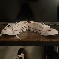 White converse size 8