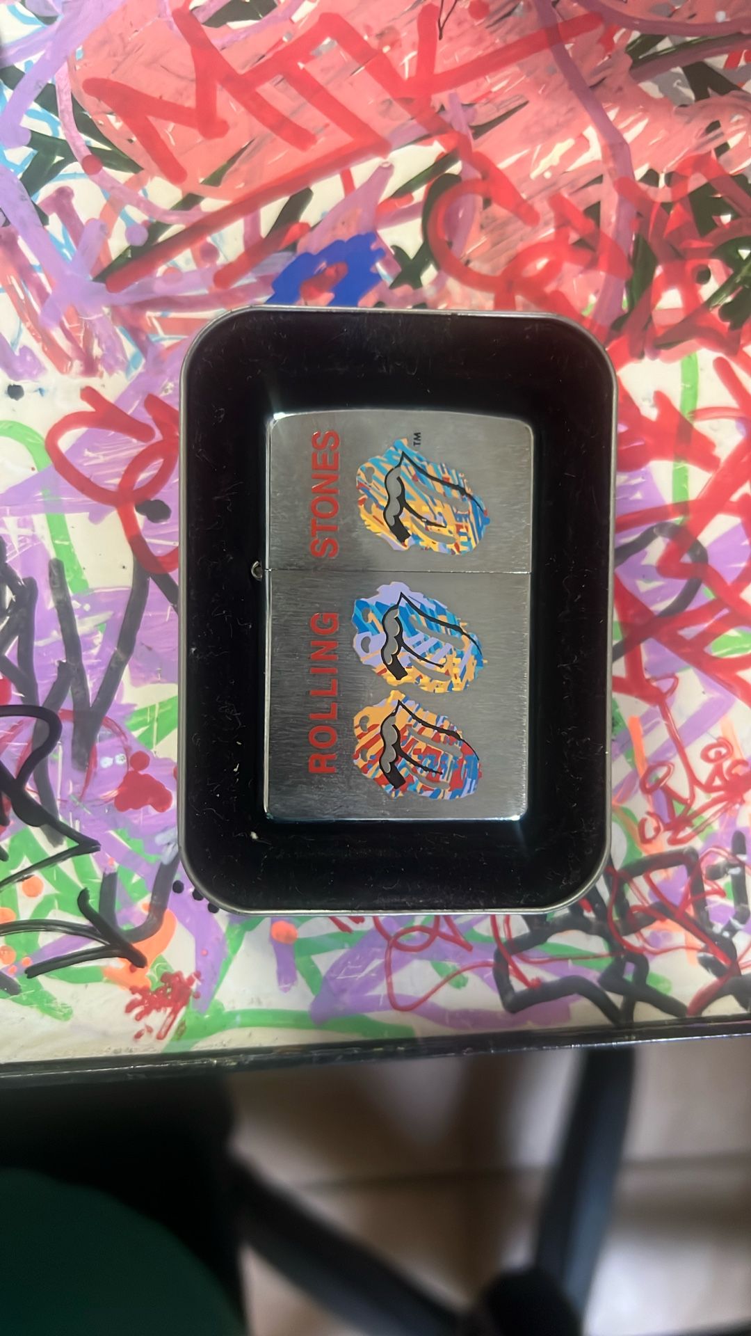 Zippo Rolling Stones Lighter 2002 New In Box
