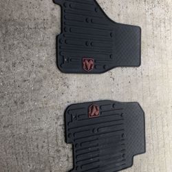 Truck weather floor mats .