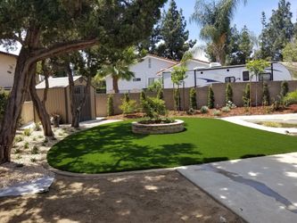 Artificial grass installation $8