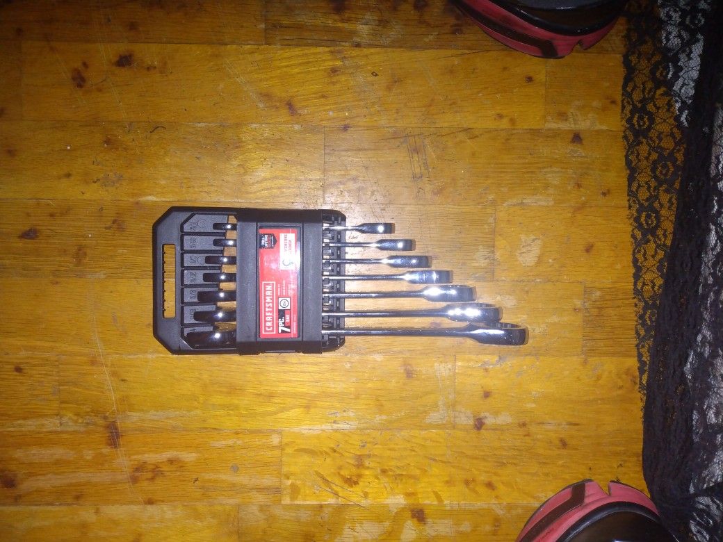 Craftsman 7-piece Standard Ratcheting Wrench Set Brand New