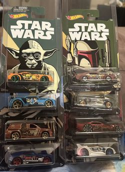Hot Wheels Star Wars Complete Set Of 8