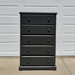 5 Drawer Solid Pine Wood Dresser /