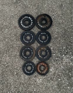 45lbs of Olympic 2" size weight plates weights plate 10lb 5lb 10 lb 5 lbs 10lbs 5lbs for Barbell Bar Dumbbell Dumbbells