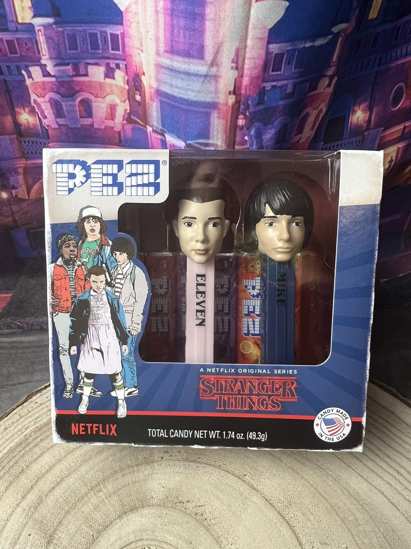 Stranger Things Pez Dispenser & Candy Refills Eleven & Michael-new