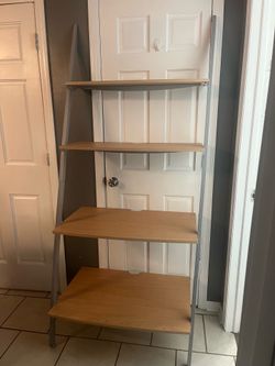 4 tier leaning ladder shelf