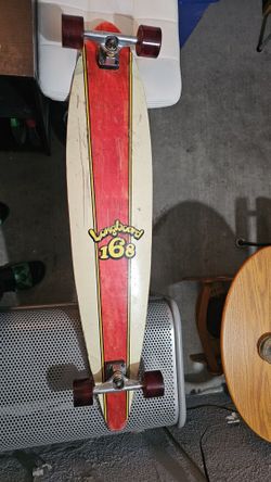 Vintage Longboard 168 Skateboard!