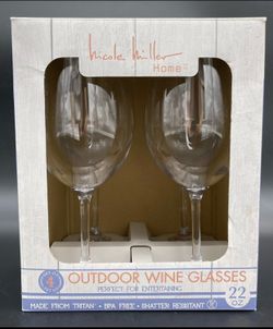 Unbreakable Red Wine Glasses With Stem 22oz Set Of 4 Shatterproof Tritan Plastic