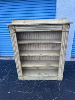 heavy wooden shelf