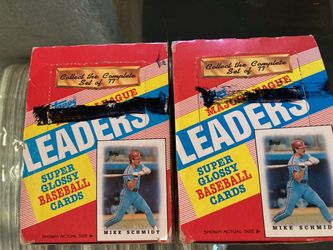 1988 Topps major league leaders booster boxes